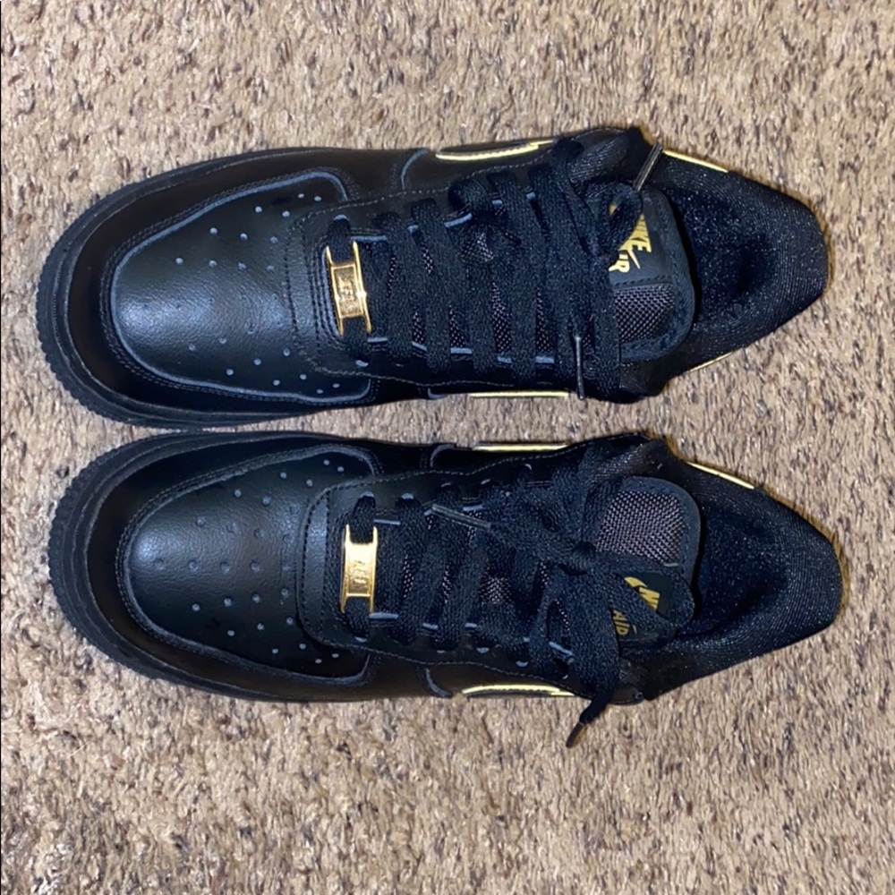 Black and Gold Air Forces